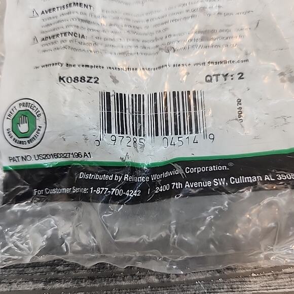 SharkBite EvoPEX Push-to-Connect 3/4" x 3/4" FNPT Coupling 2Packs of 2ct ea[108] - Picture 8 of 13